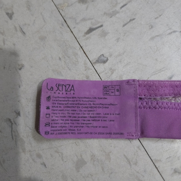 Lasenza | Purple Lace Bra 34B - Picture 6 of 7